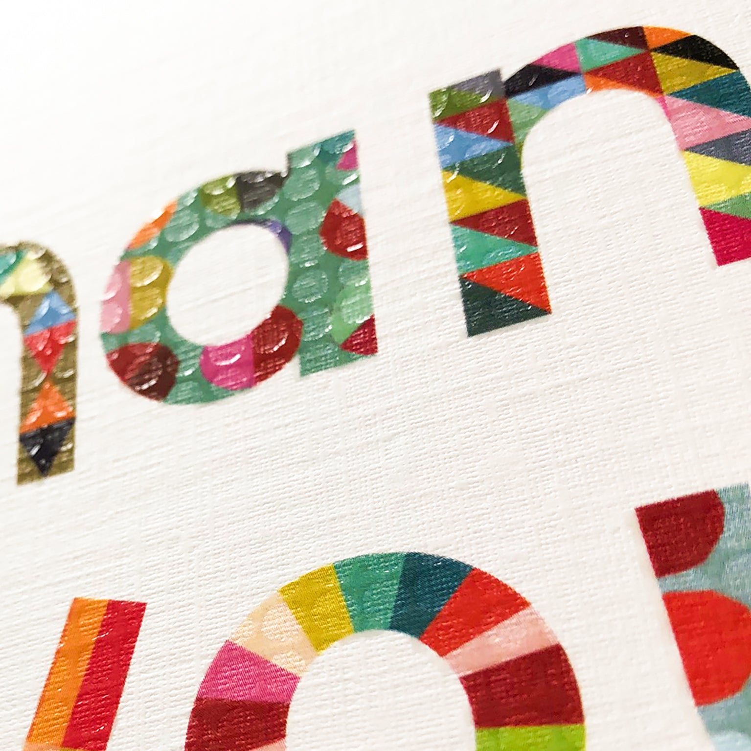 WD01 glossy thank you card