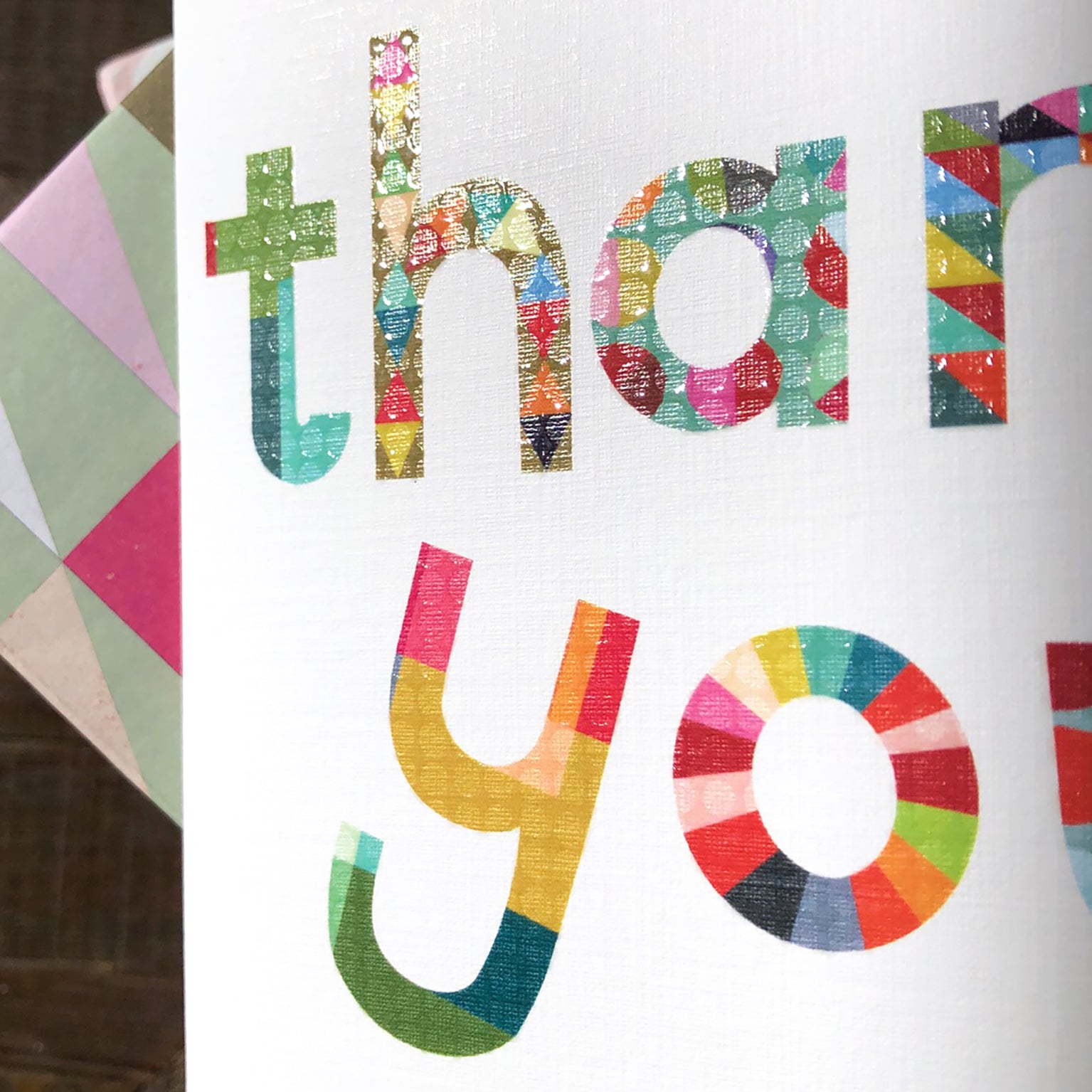 WD01 glossy thank you card