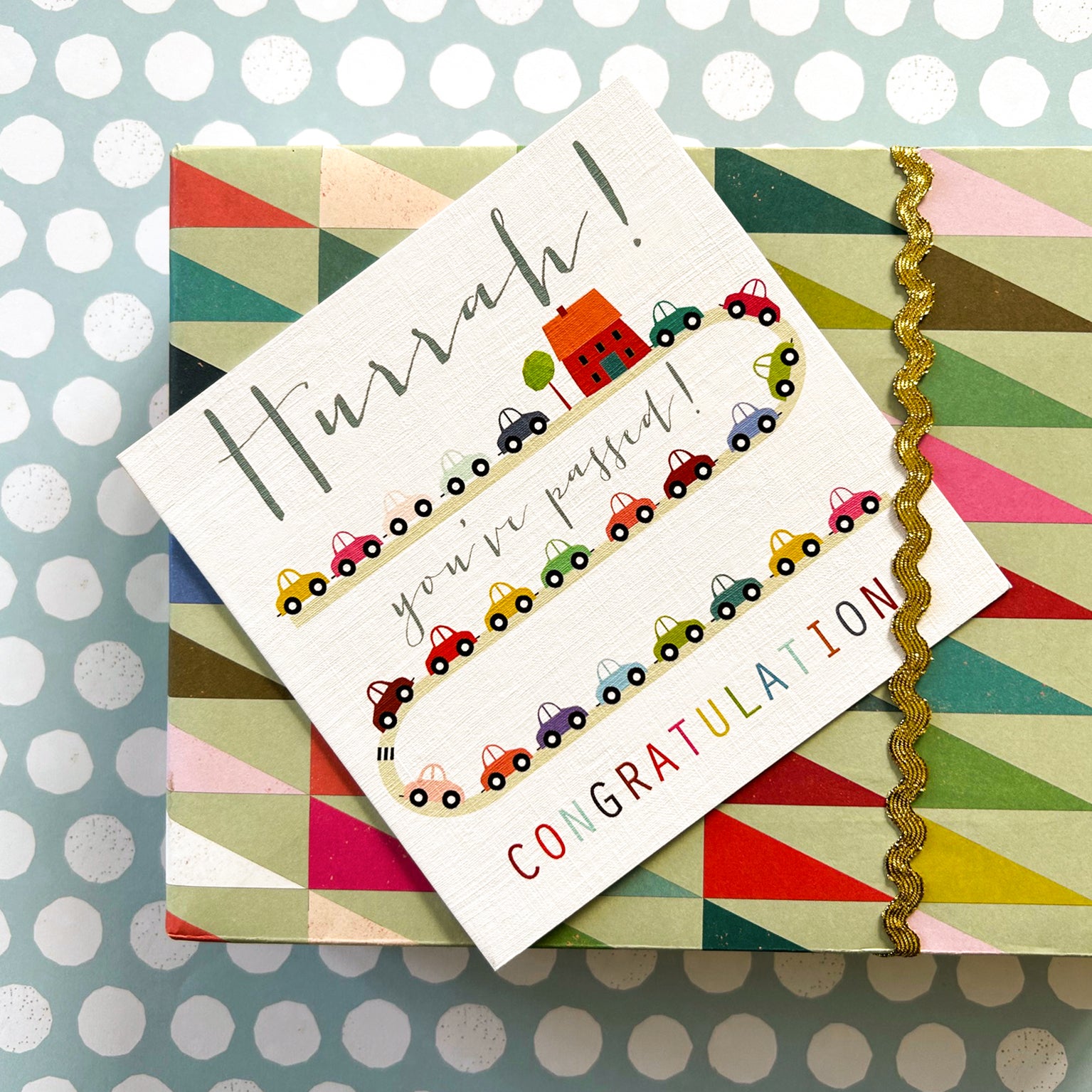 WO05 you've passed congratulations card