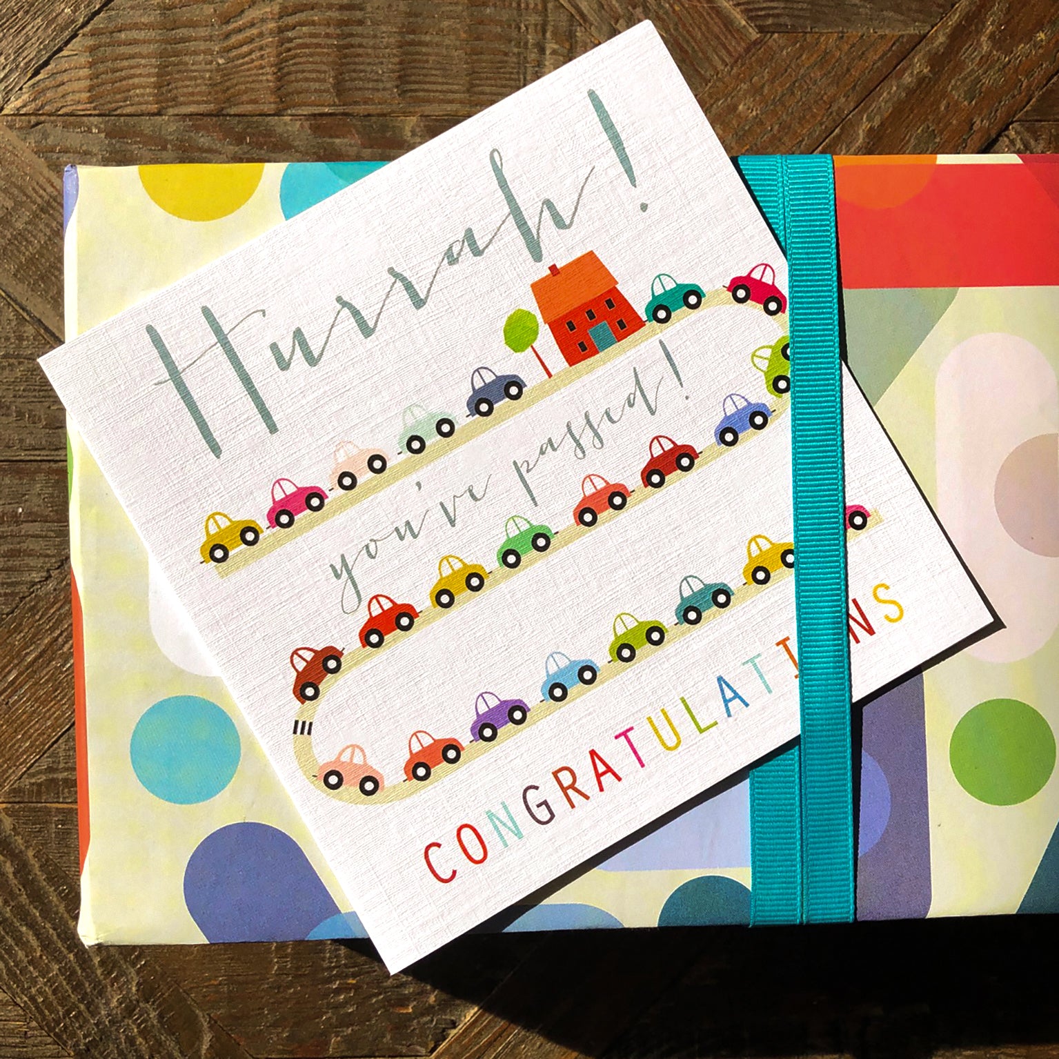 WO05 you've passed congratulations card