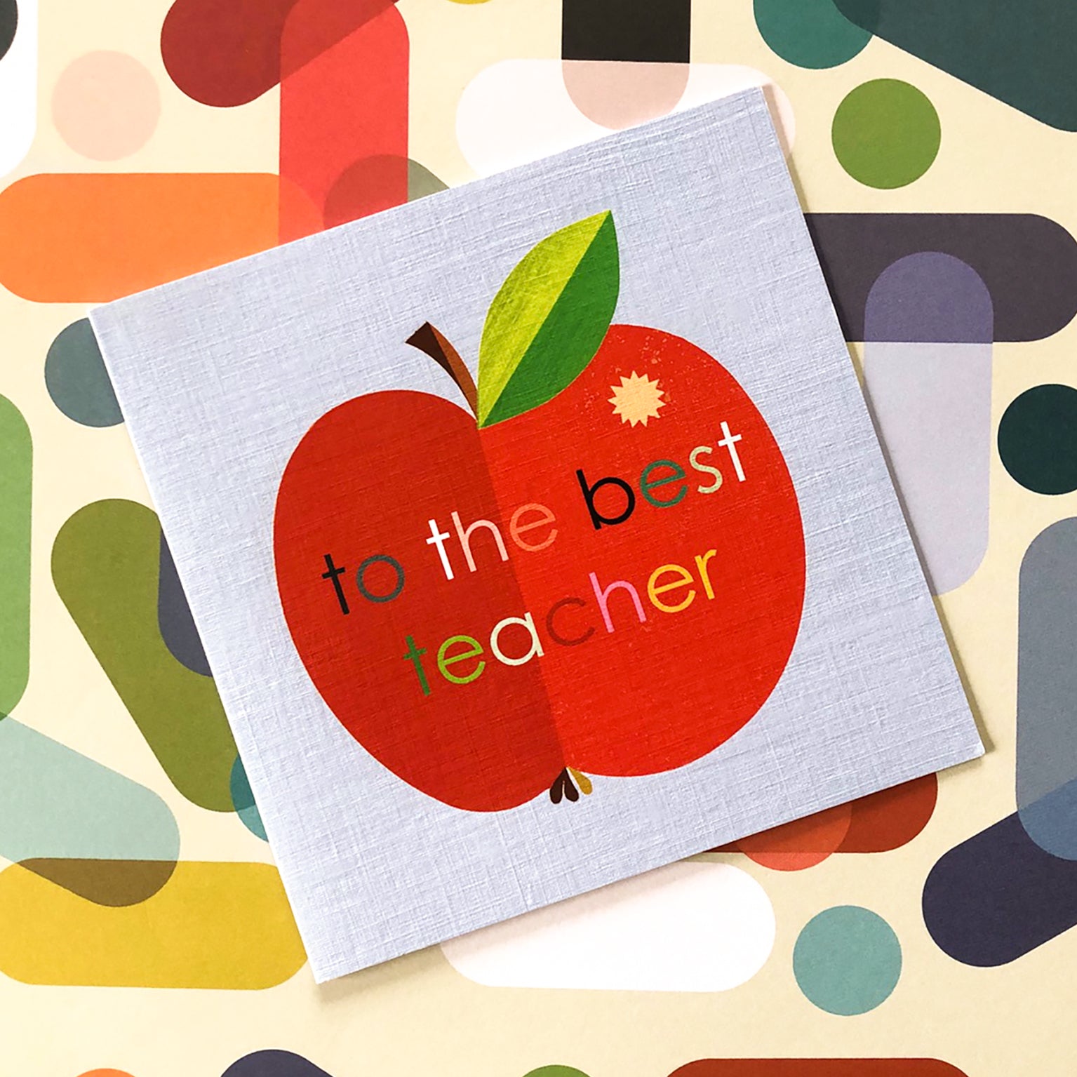 WO06 to the best teacher card