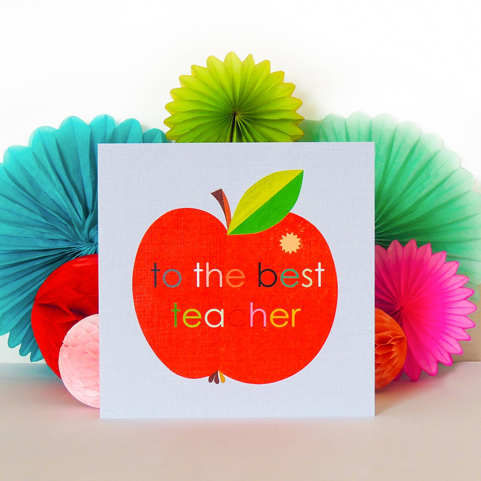 WO06 to the best teacher card