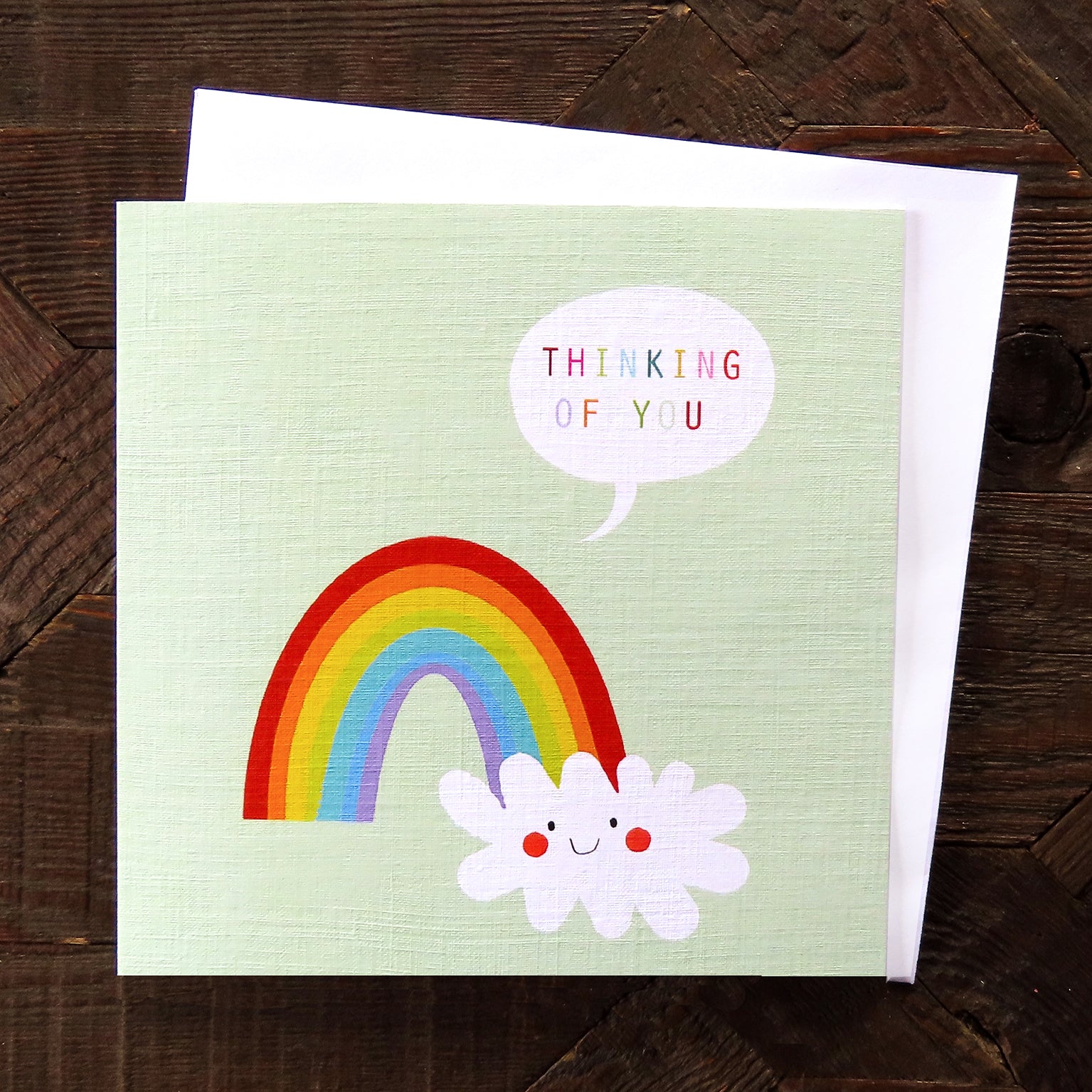 WO36 thinking of you rainbow card
