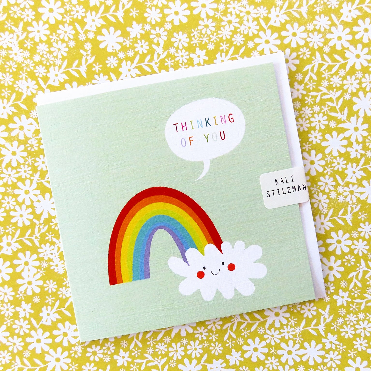 WO36 thinking of you rainbow card