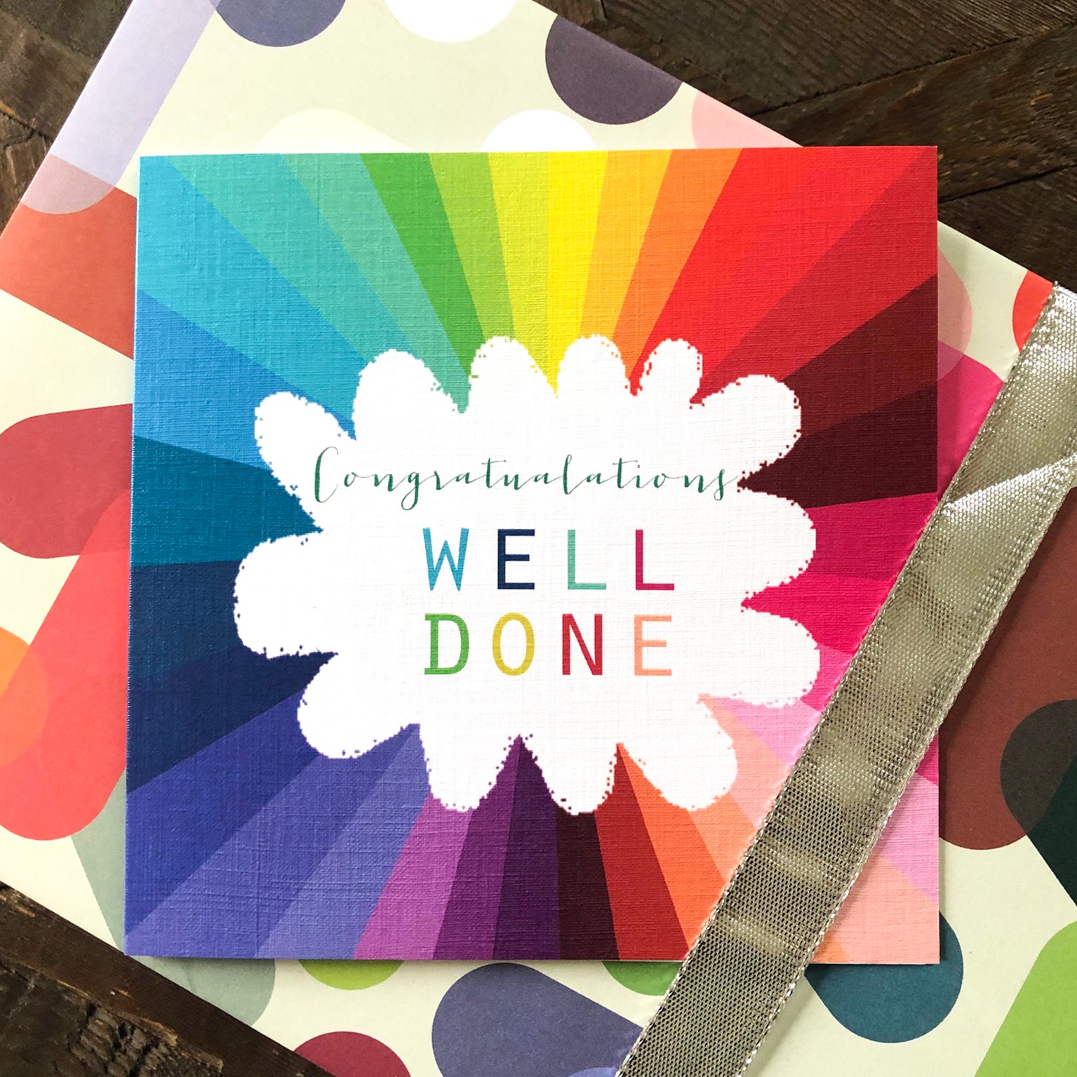 WO80 colourful well done card