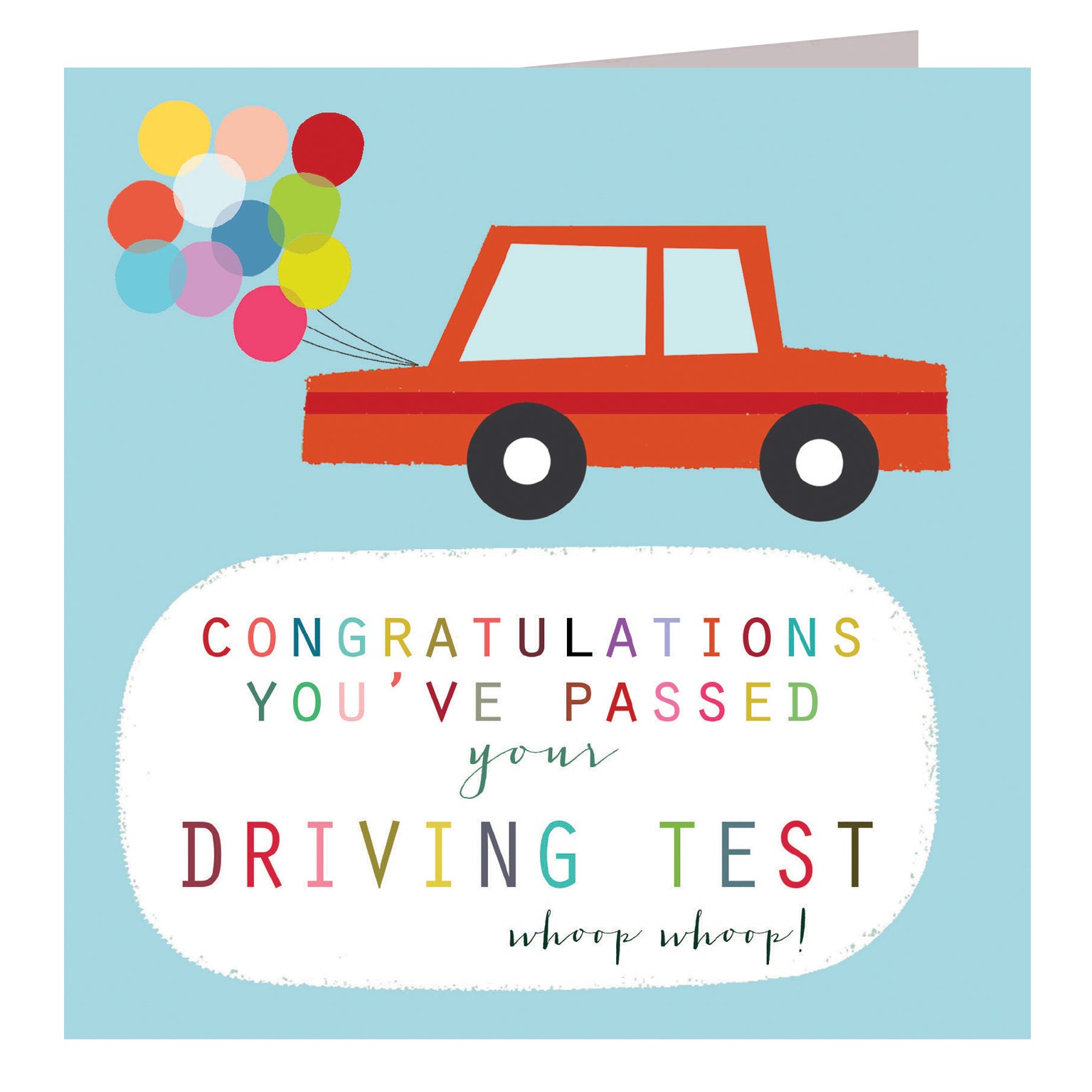 WO88 you've passed your driving test card