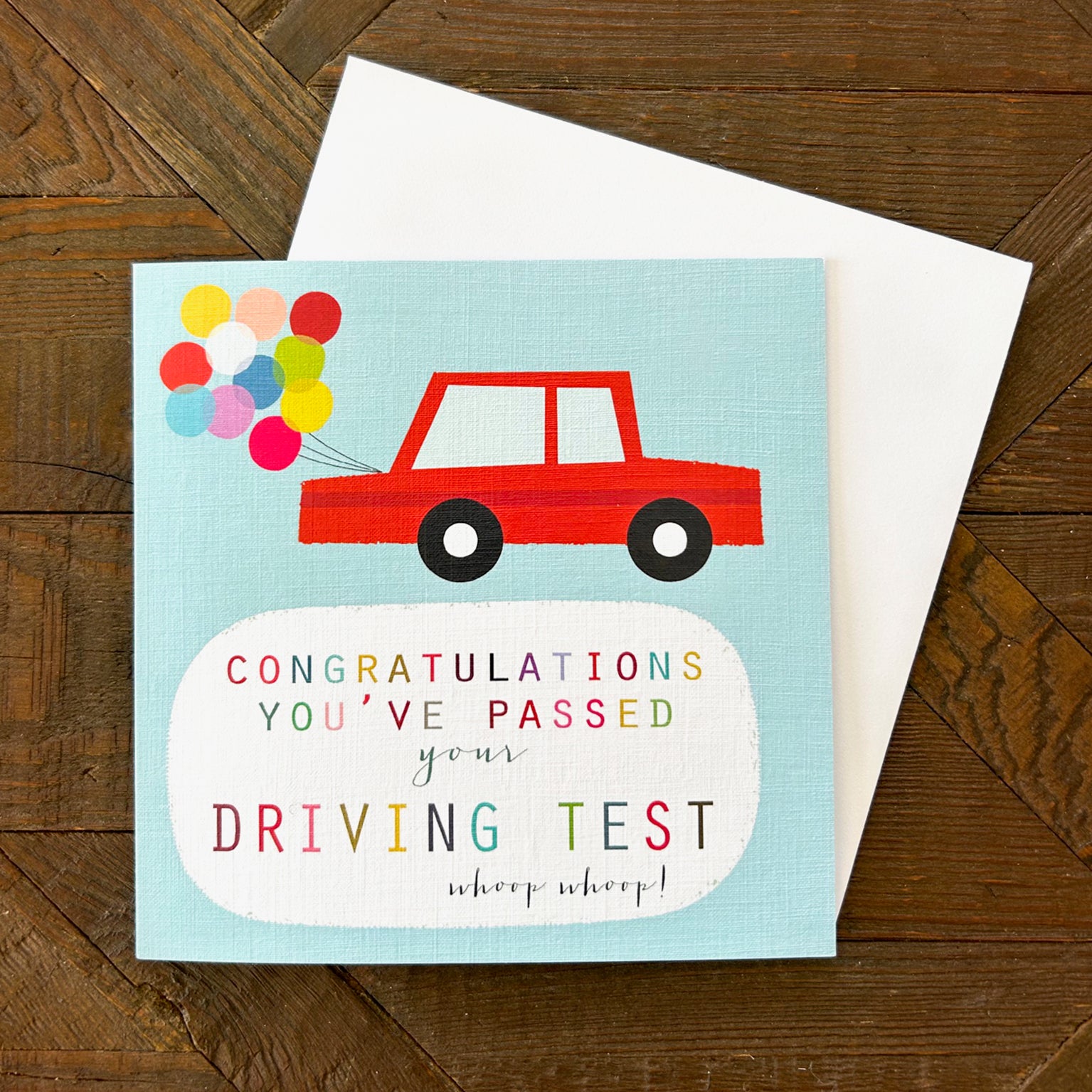 WO88 you've passed your driving test card