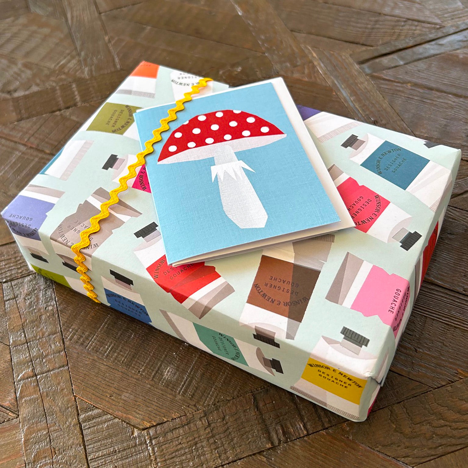 WP140 Paint Tubes Wrapping Paper