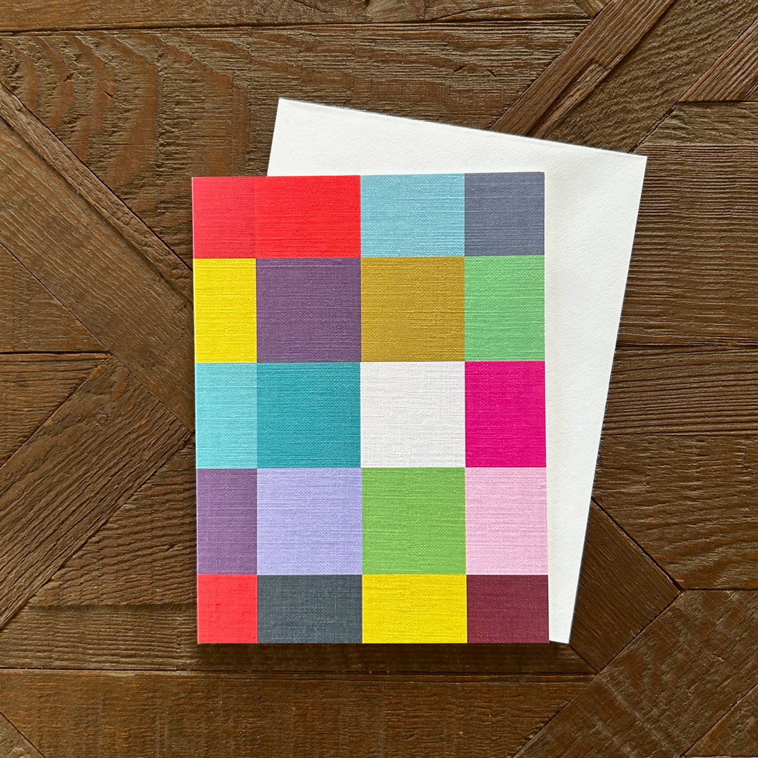 WTW102 mini squares greetings card