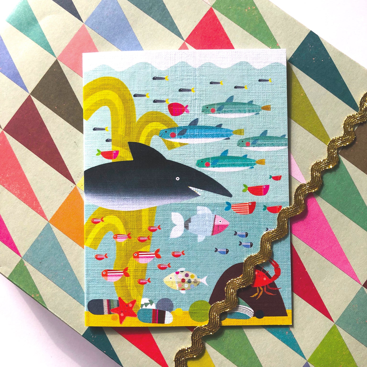 WTW112 mini underwater greetings card