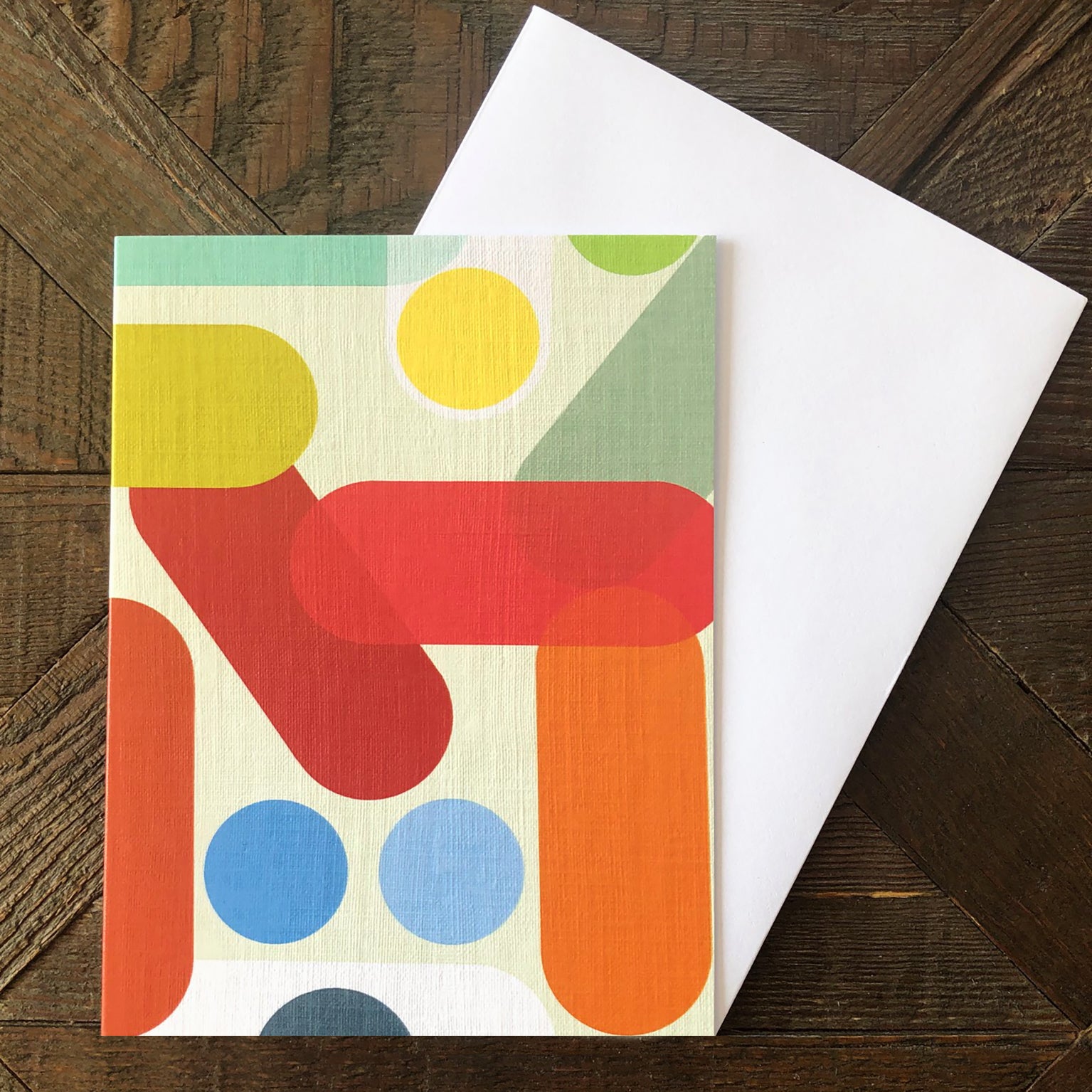 WTW116 mini lozenge greetings card