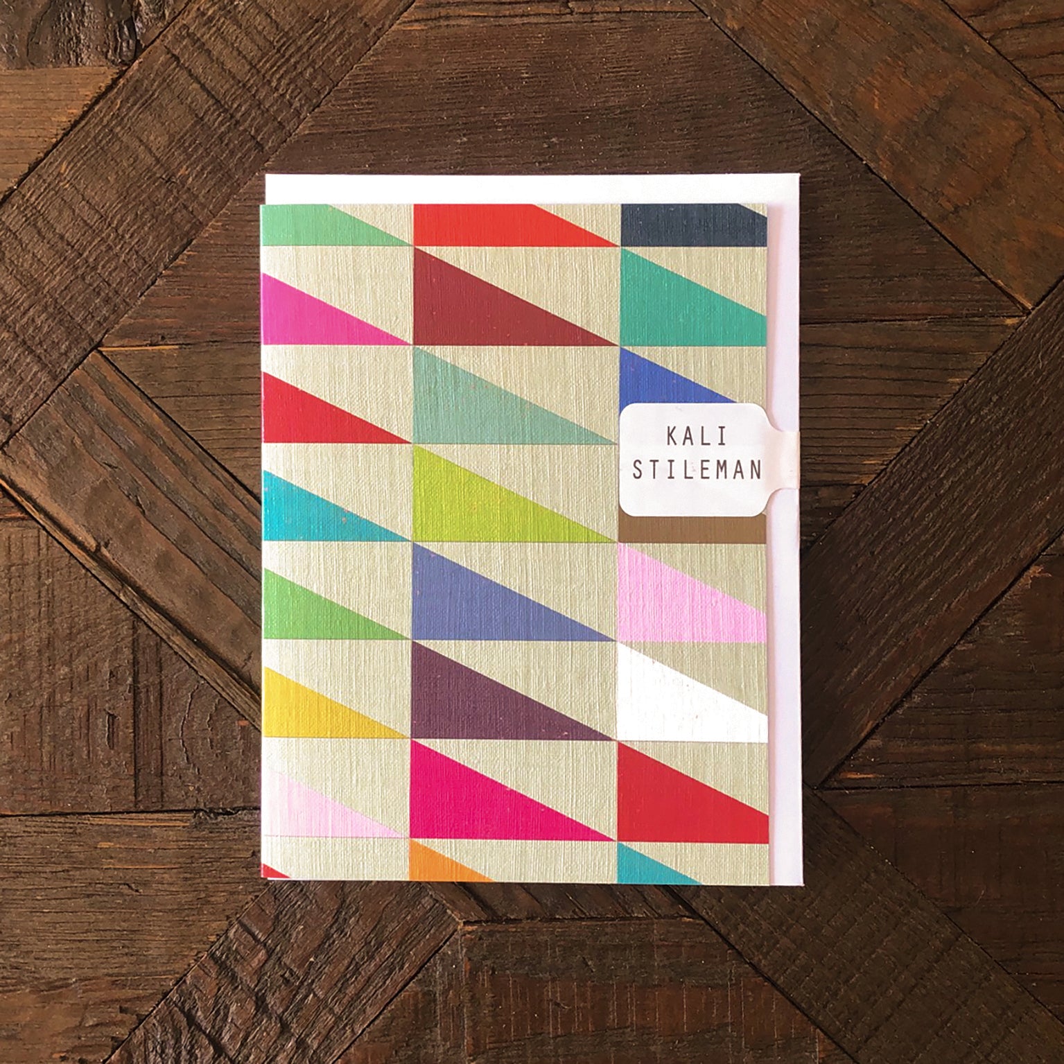 WTW125 mini triangles greetings card