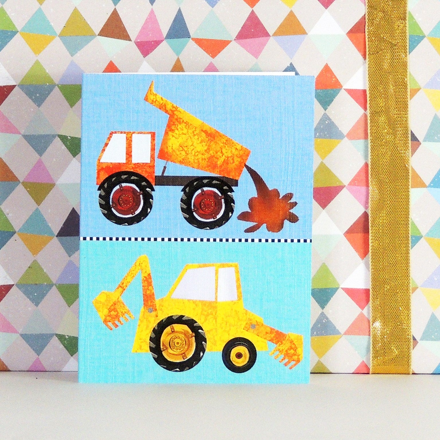 WTW23 mini transport greetings card