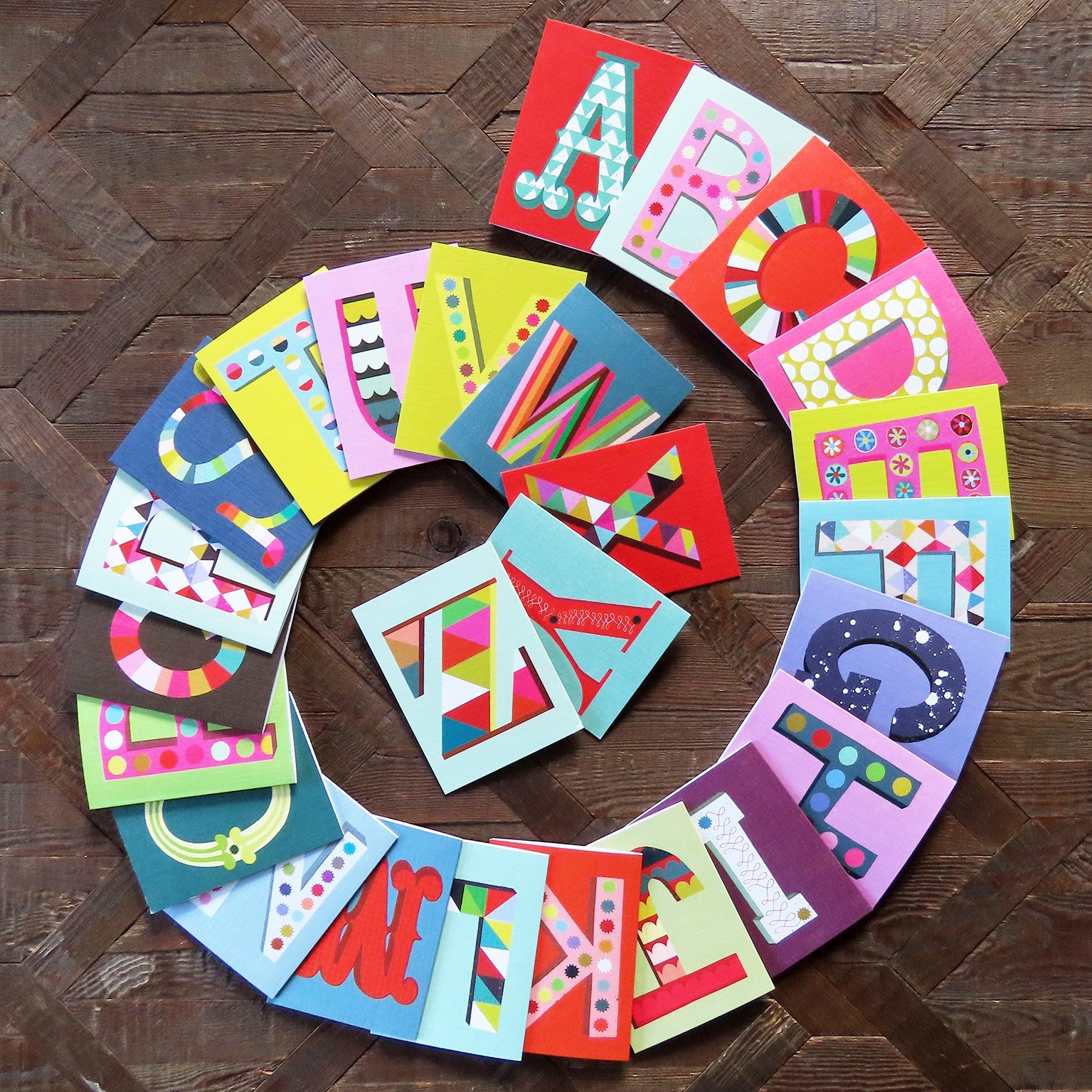 XA24 mini X alphabet card