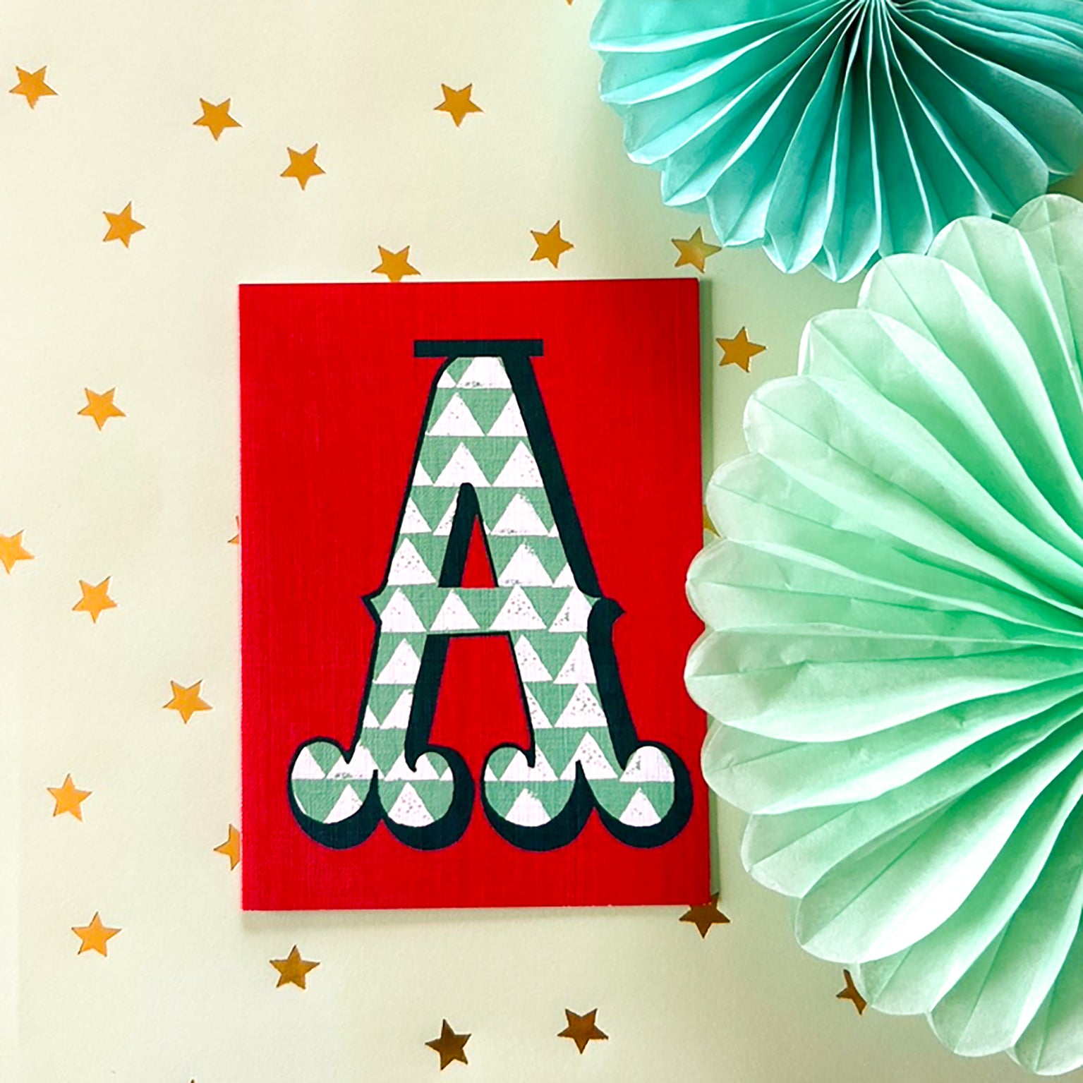 XA01 mini A alphabet card