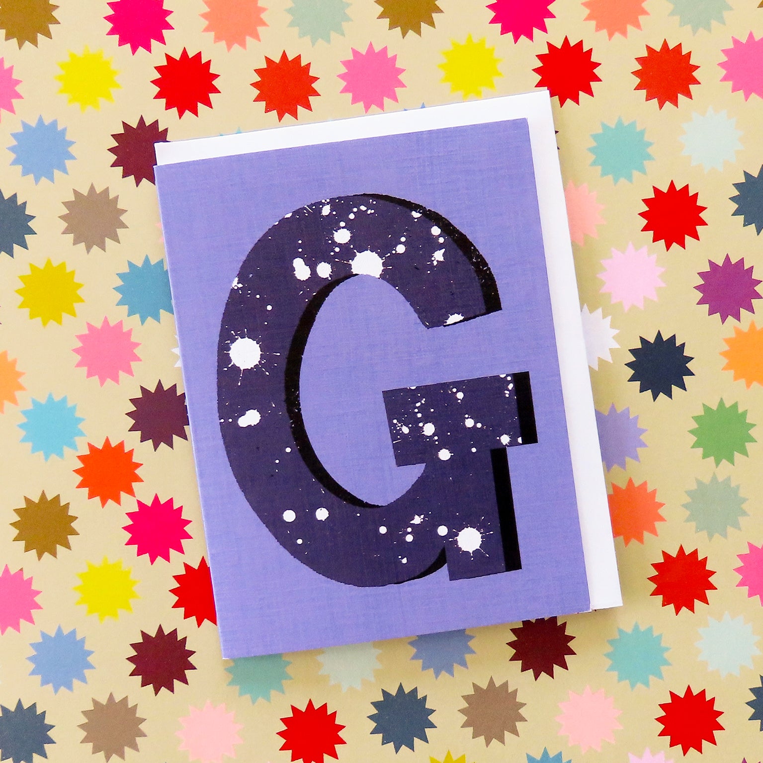 XA07 mini G alphabet card