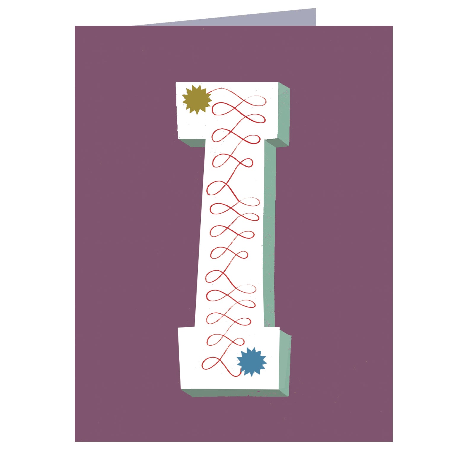 XA09 mini I alphabet card