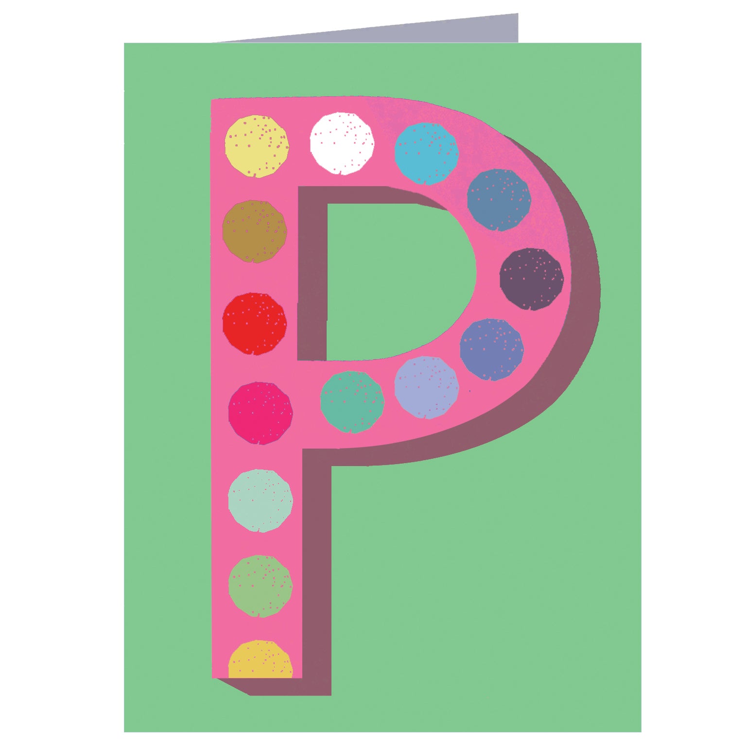XA16 mini P alphabet card