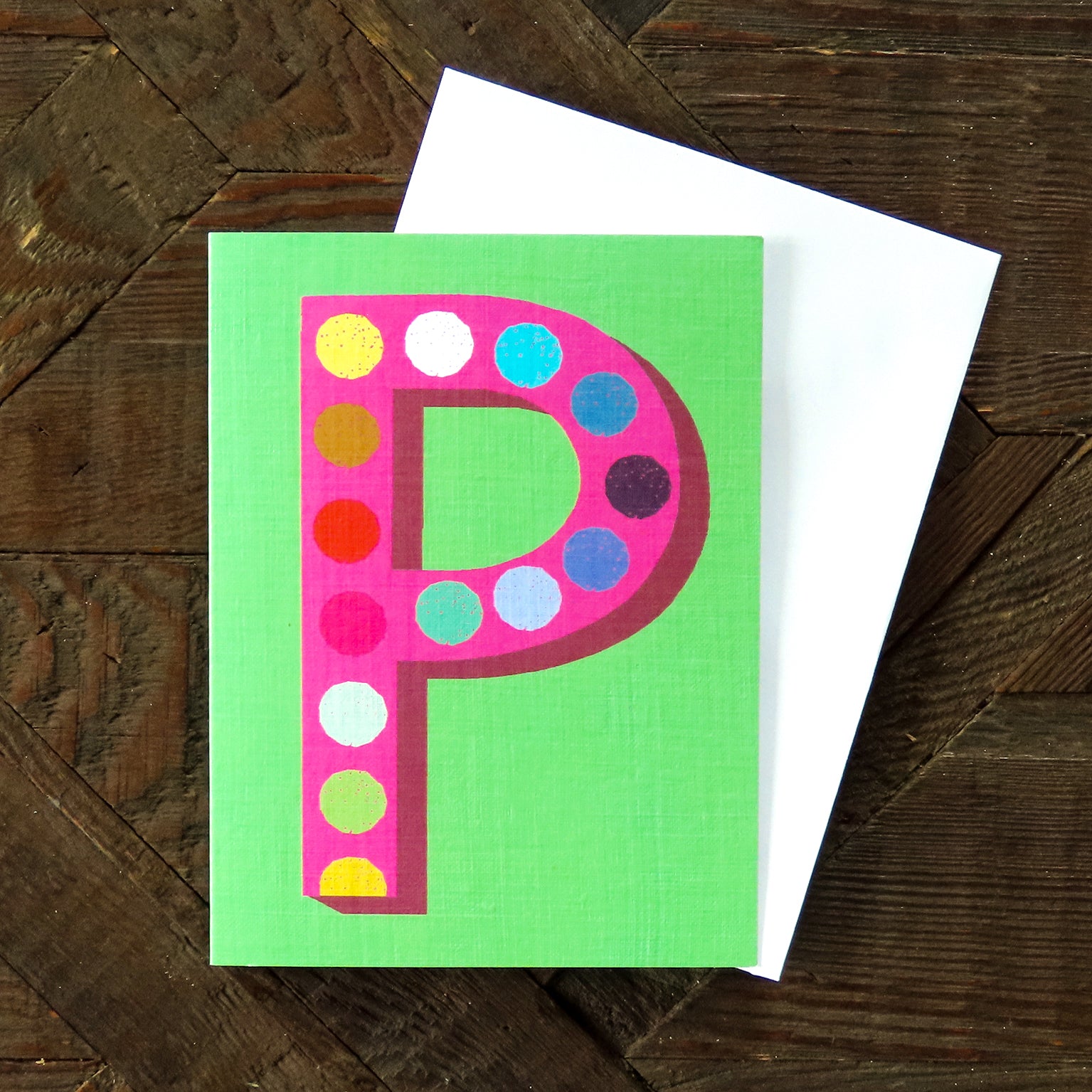 XA16 mini P alphabet card