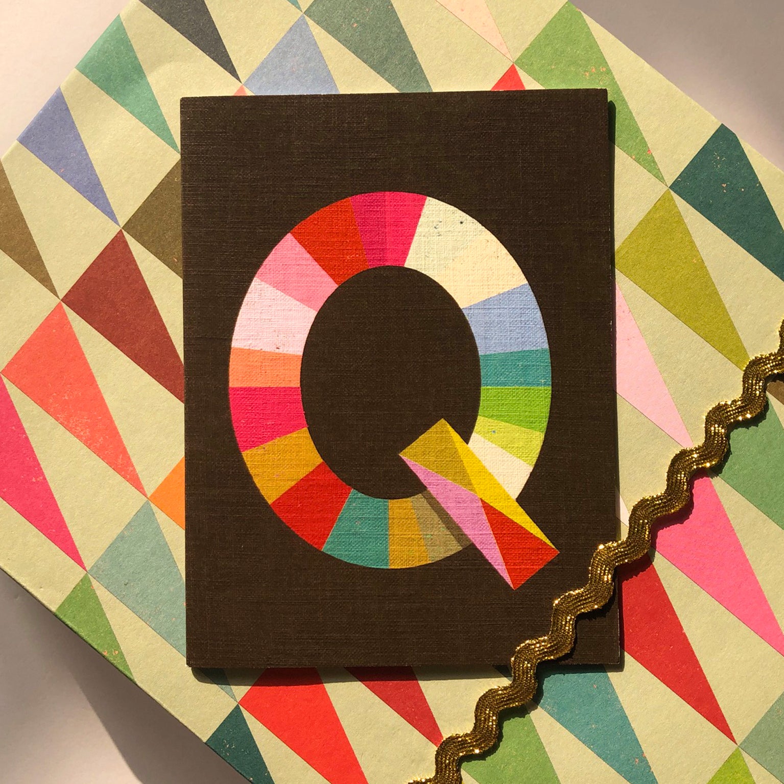 XA17 mini Q alphabet card
