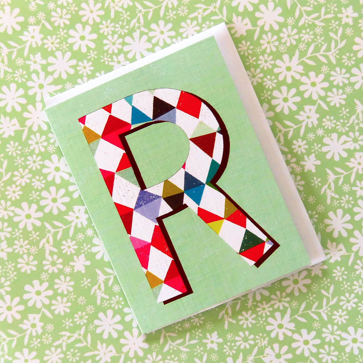 XA18 mini R alphabet card