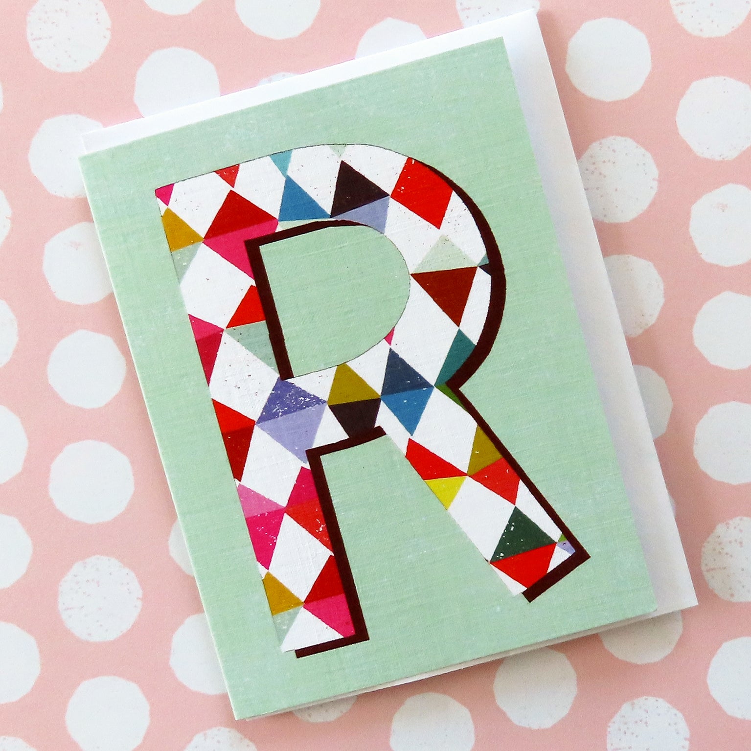 XA18 mini R alphabet card