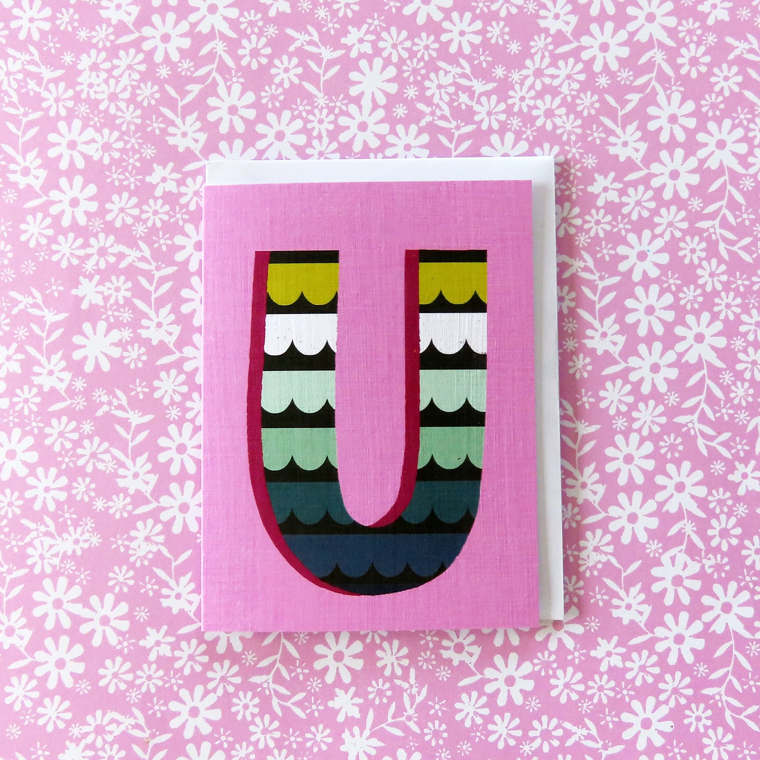 XA21 mini U alphabet card