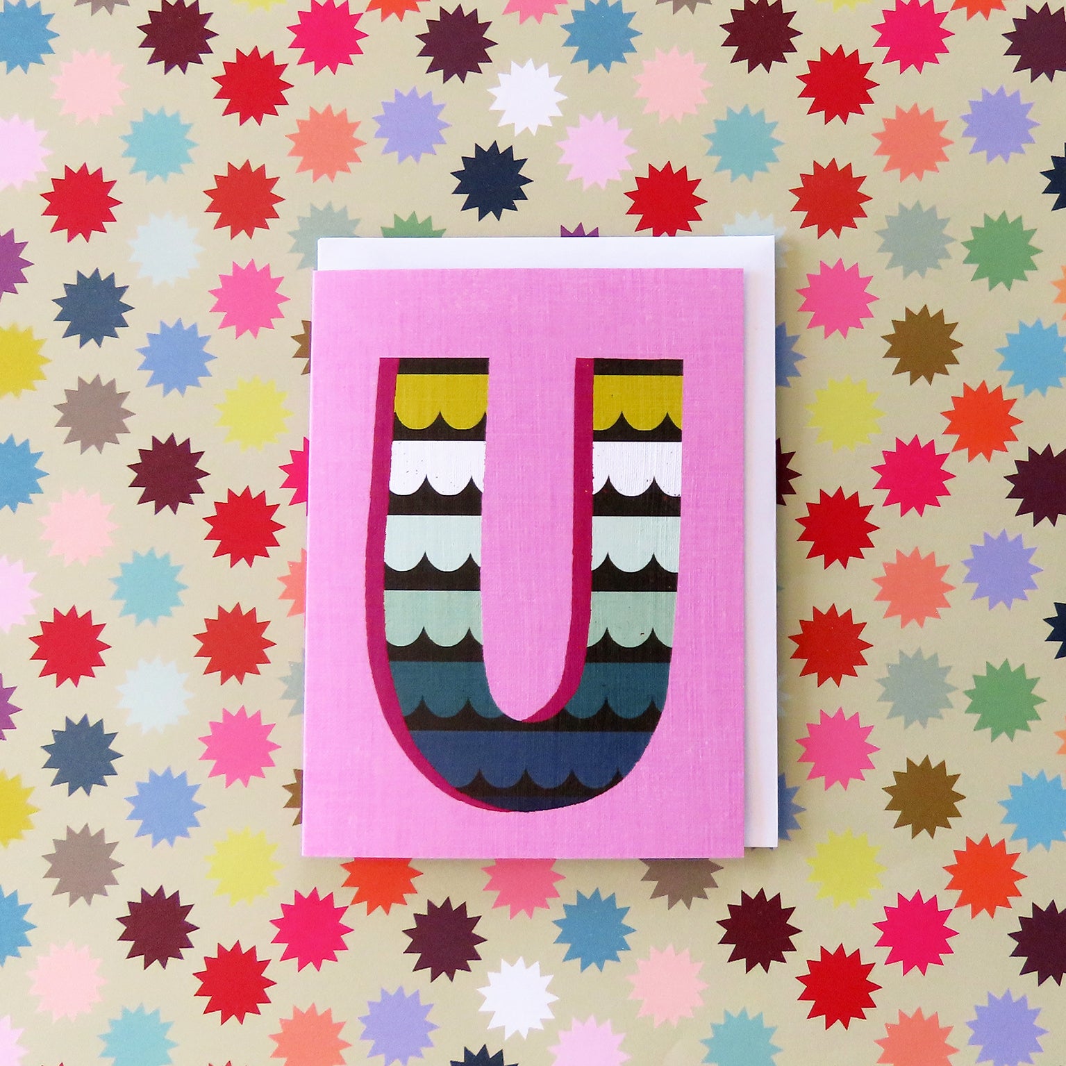 XA21 mini U alphabet card