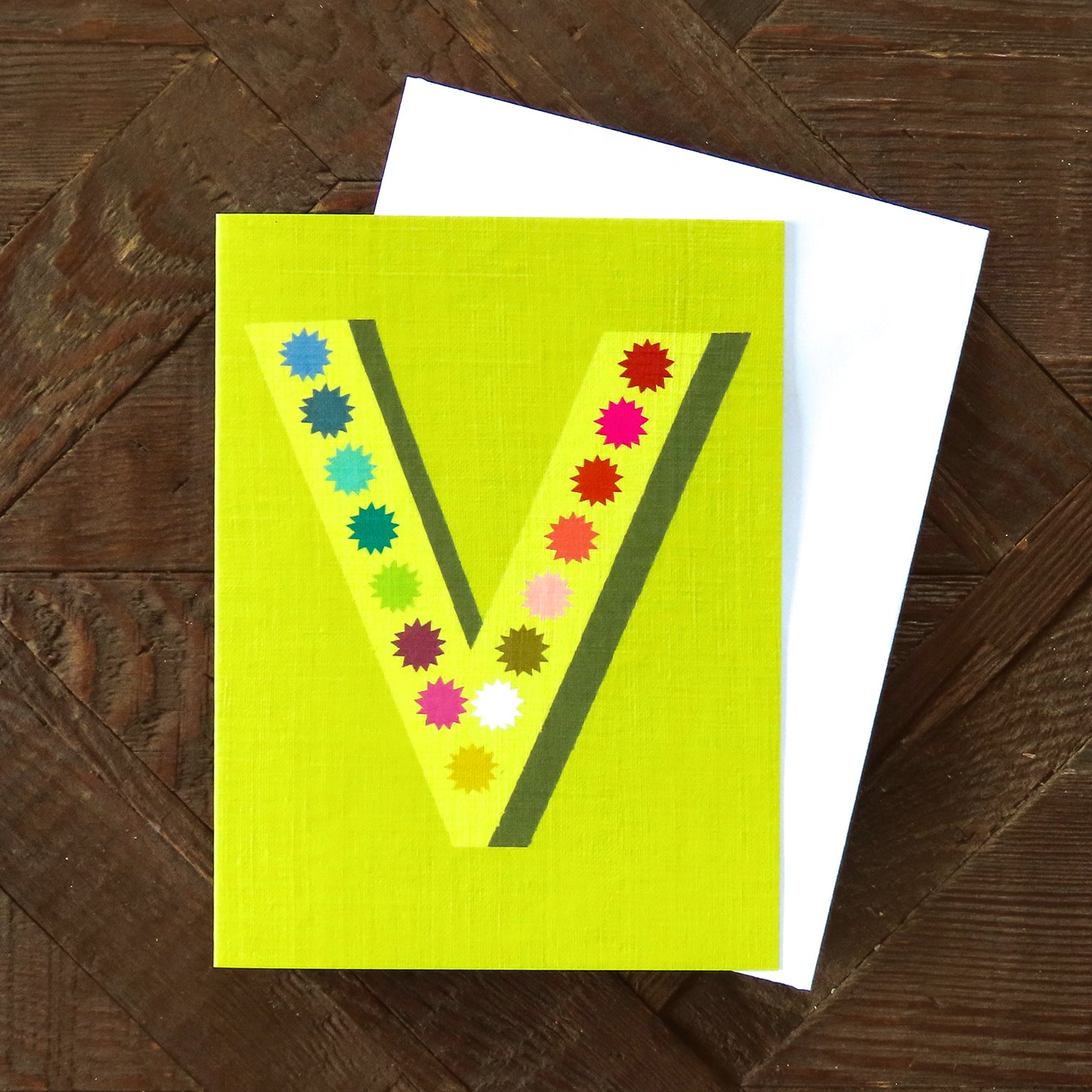 XA22 mini V alphabet card