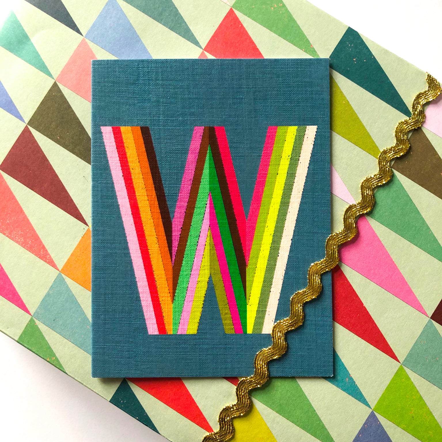 XA23 mini W alphabet card