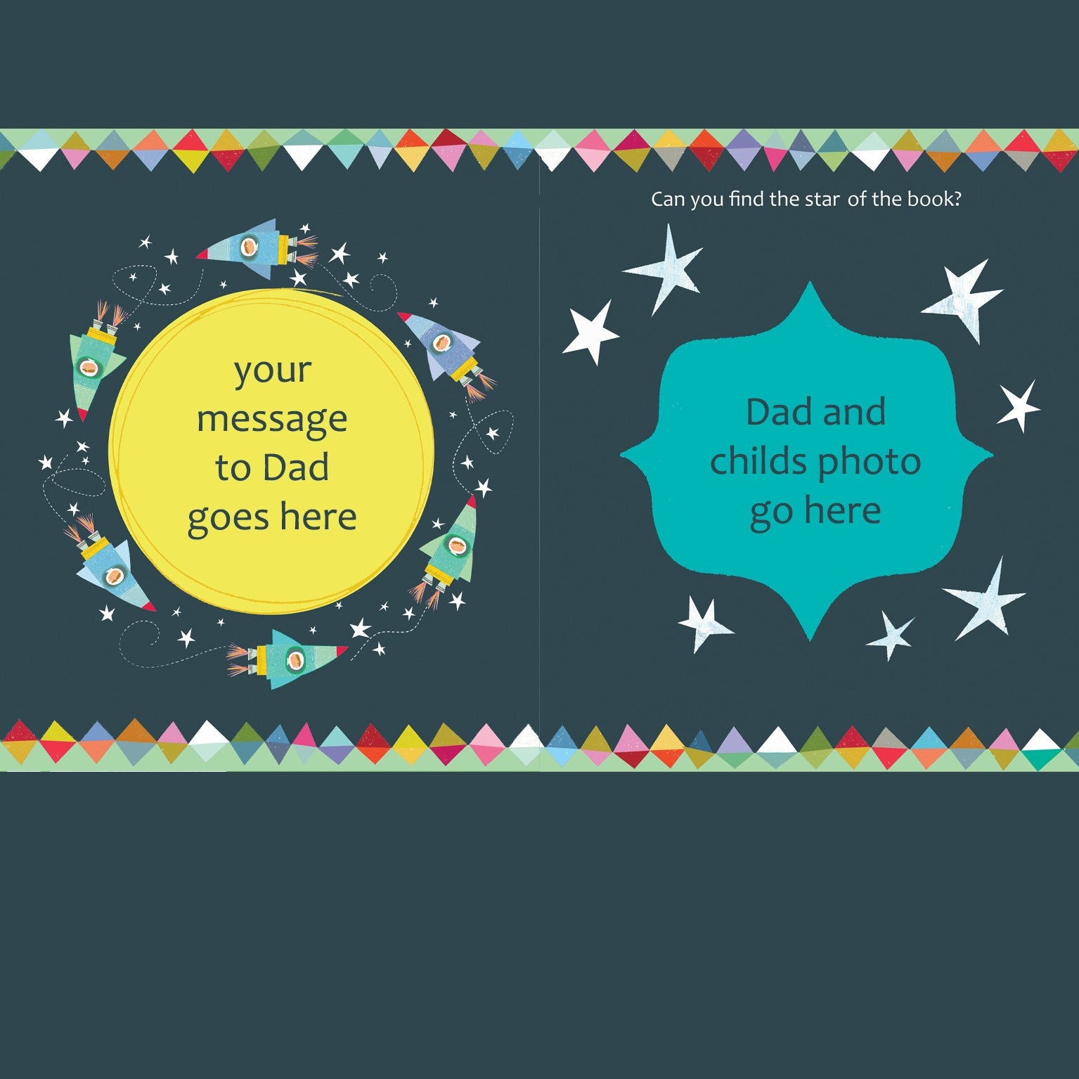 BK03 personalised birthday space book