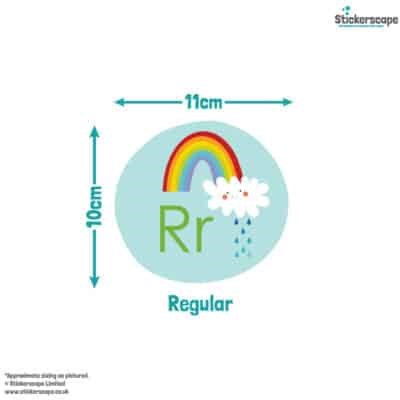 WS14 Alphabet Wall Sticker Pack - regular size