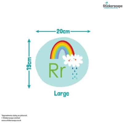 WS15 Alphabet Wall Sticker Pack - large size