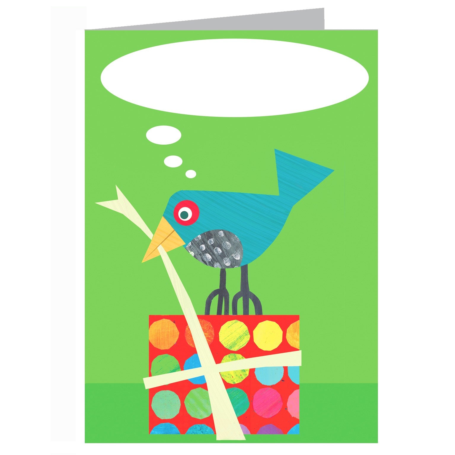 BB09 personalised bird & gift card