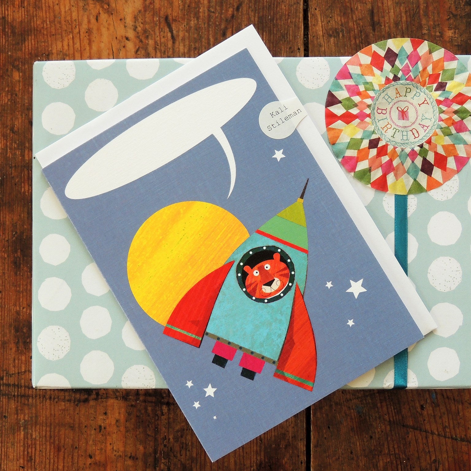 BB27 personalised rocket tiger card