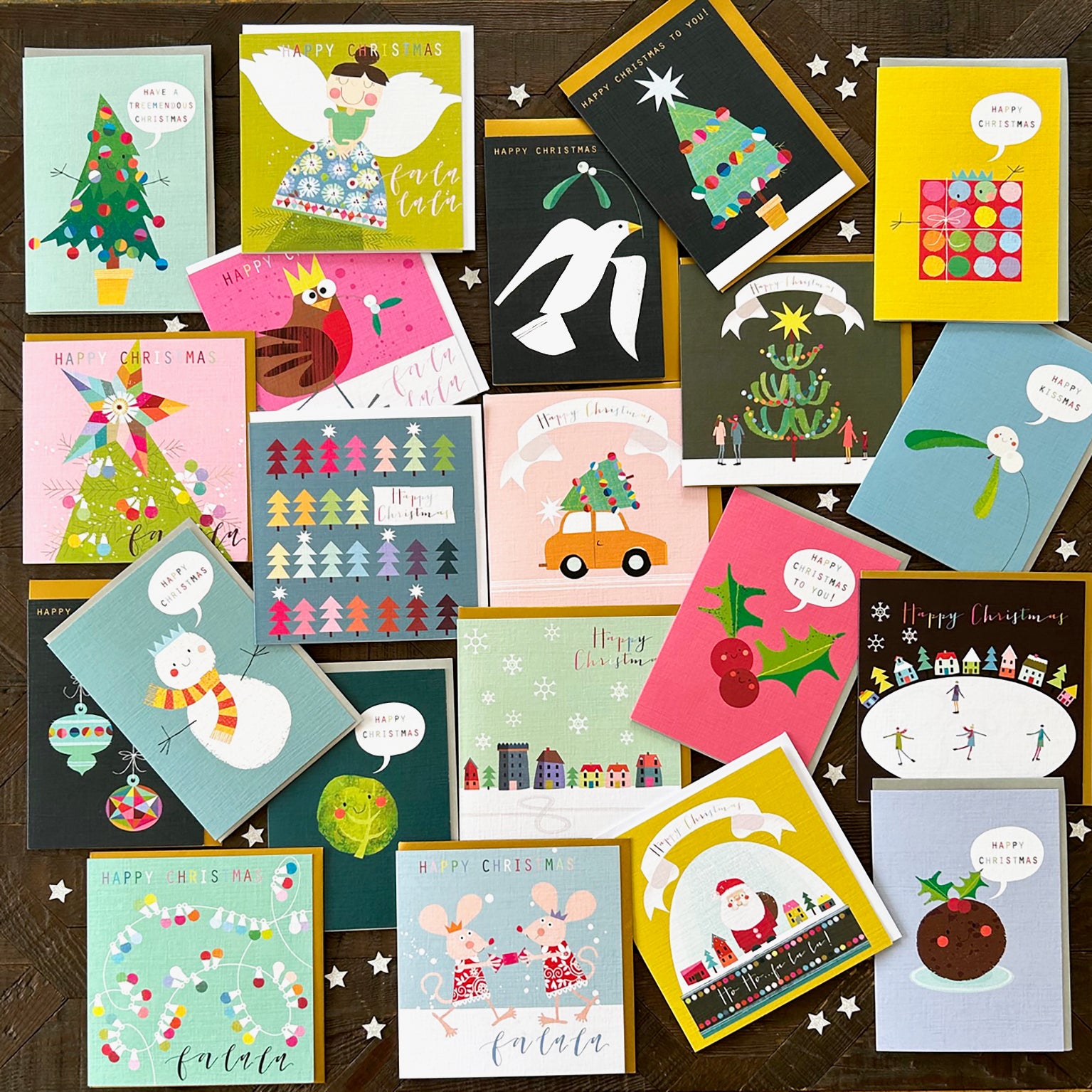 XMPK mixed Christmas card pack