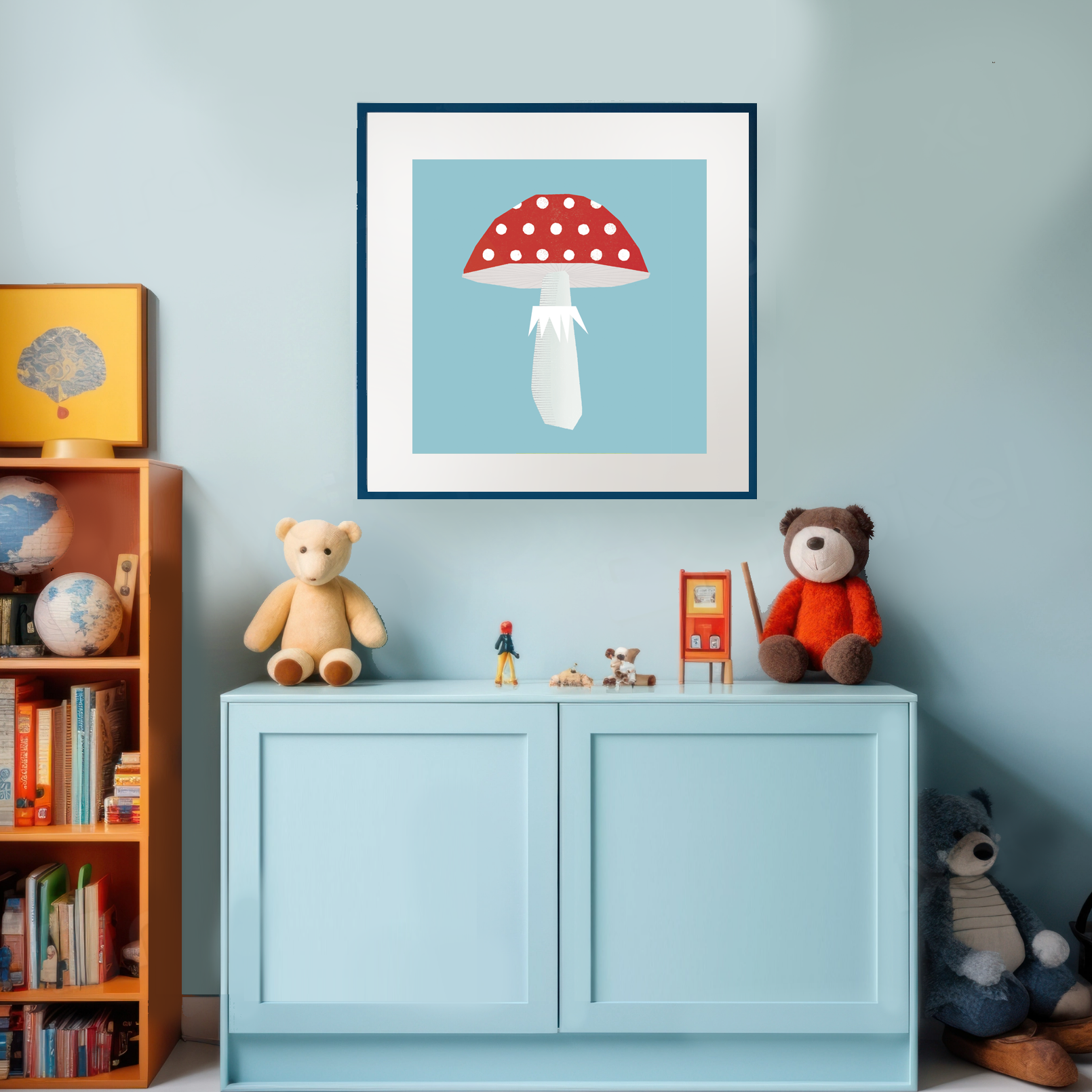 PT07 Toadstool Art Print