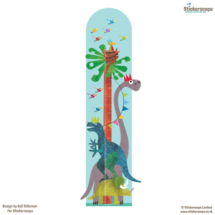 ST06 personalised dinosaur height chart