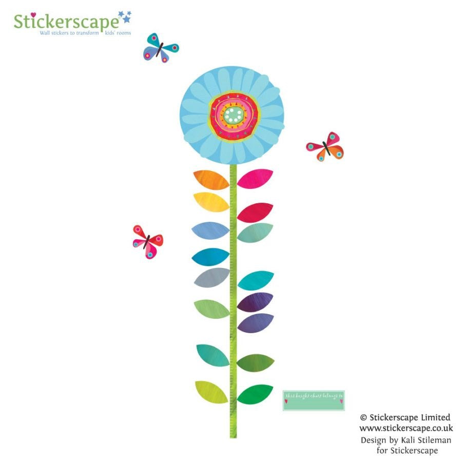 ST07 personalised flower height chart