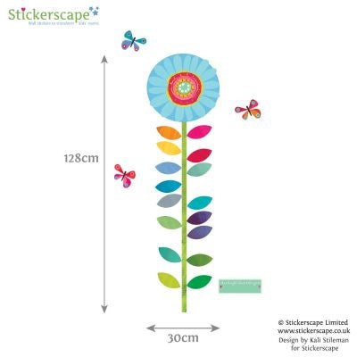 ST07 personalised flower height chart