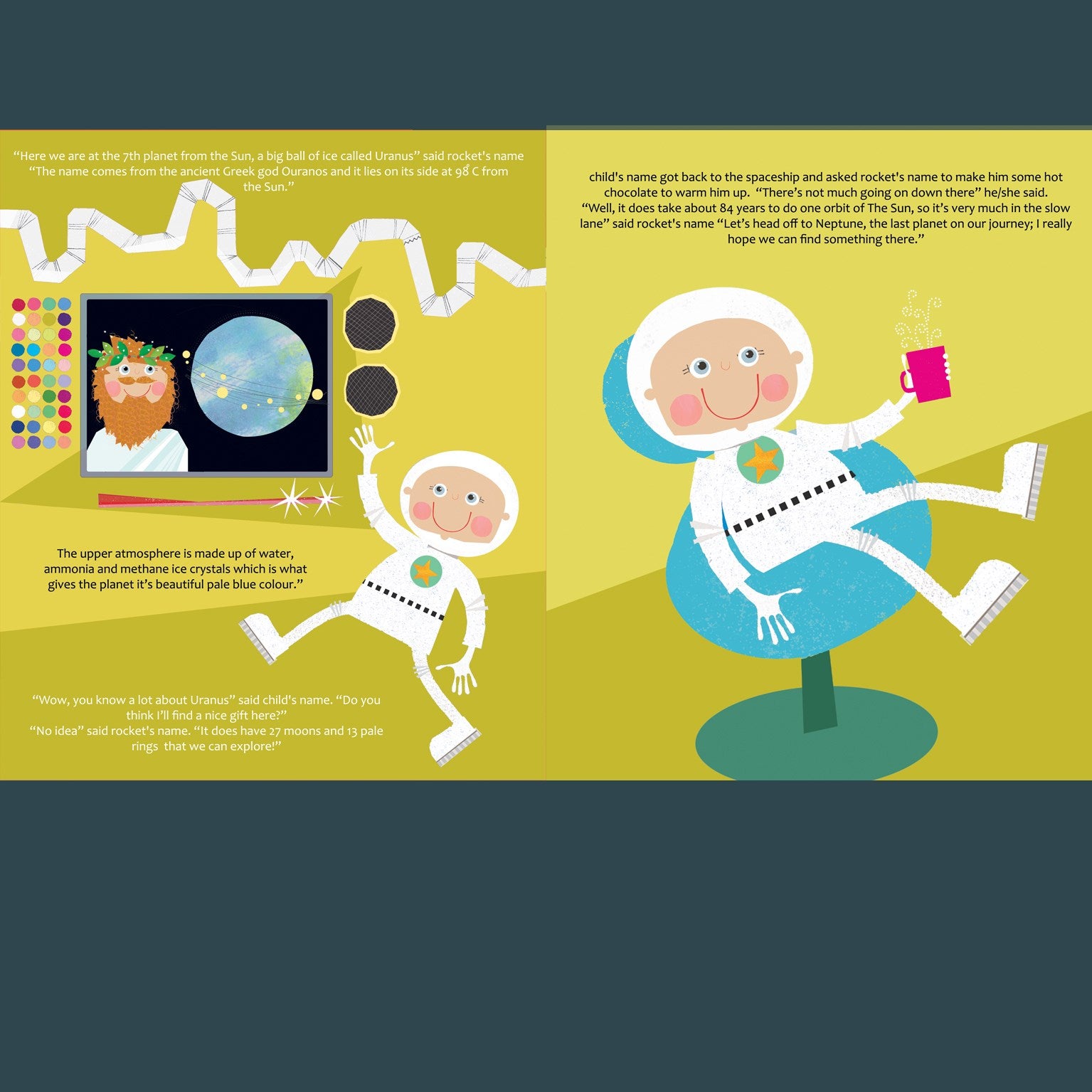 BK03 personalised birthday space book