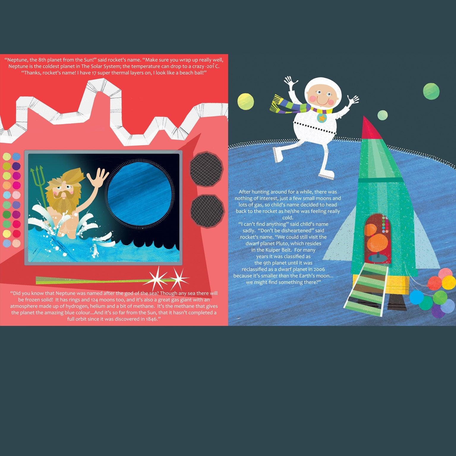 BK03 personalised birthday space book