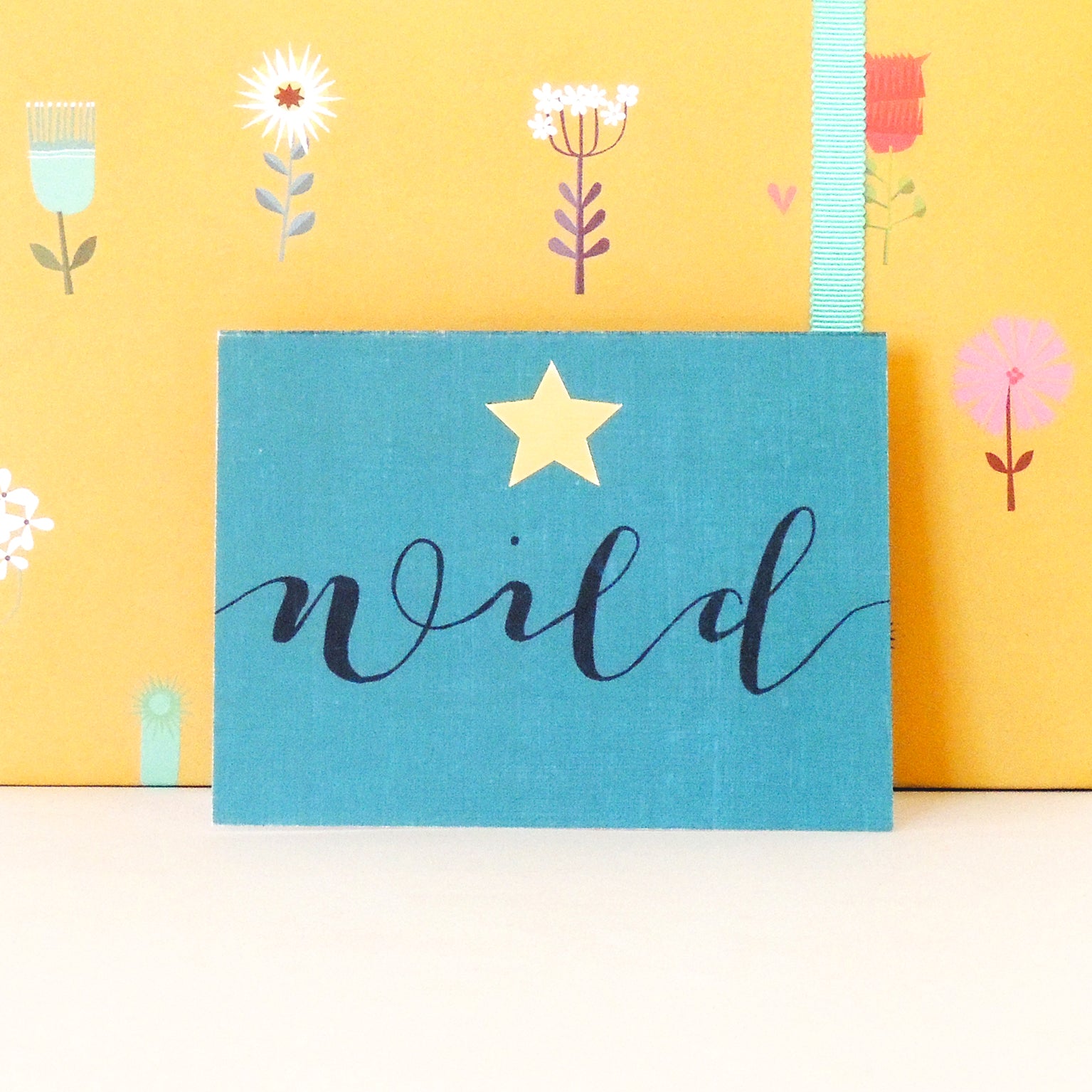 KBW03 mini gold foiled wild card