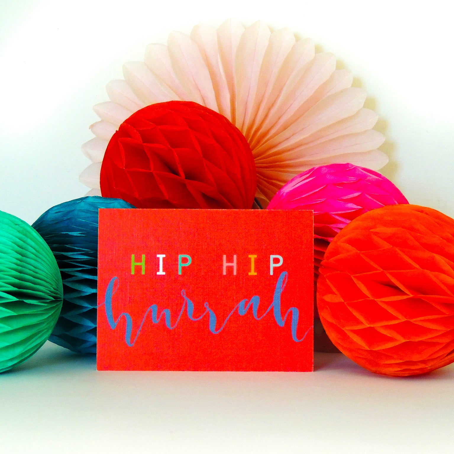 KBW20 mini HIP HIP hurrah card