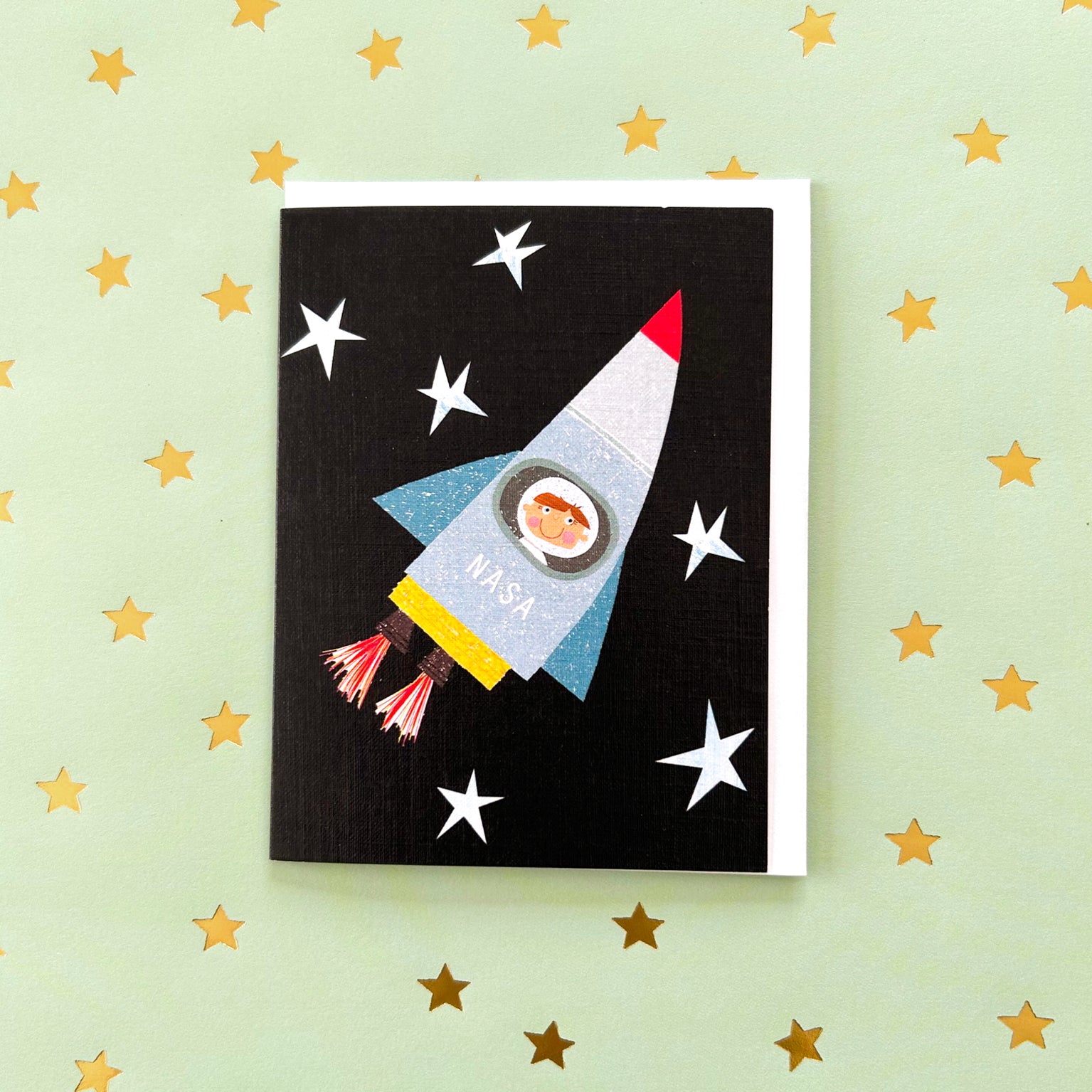 KTW36 mini spaceman greetings card