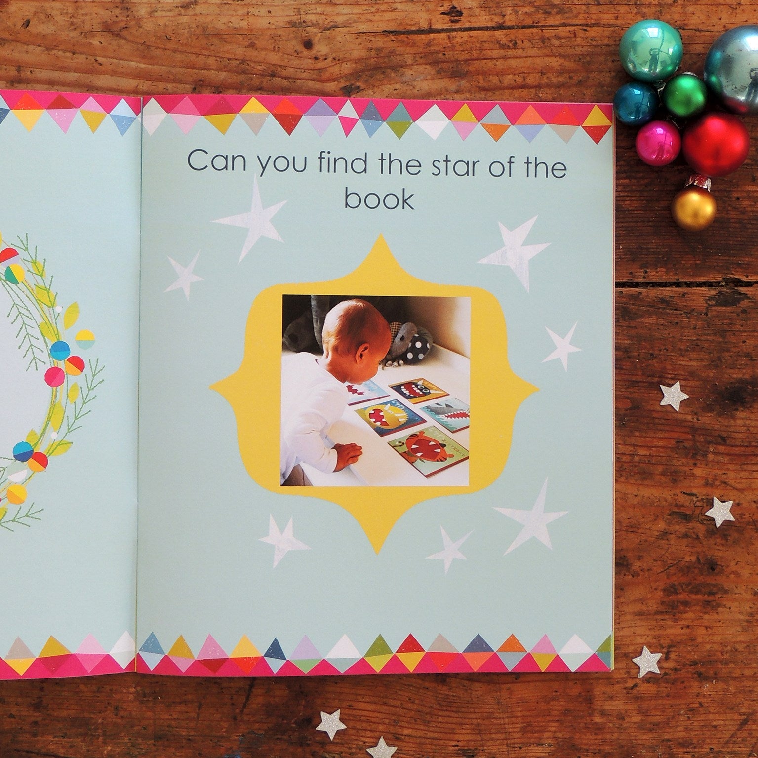 BK01 personalised Christmas alphabet book