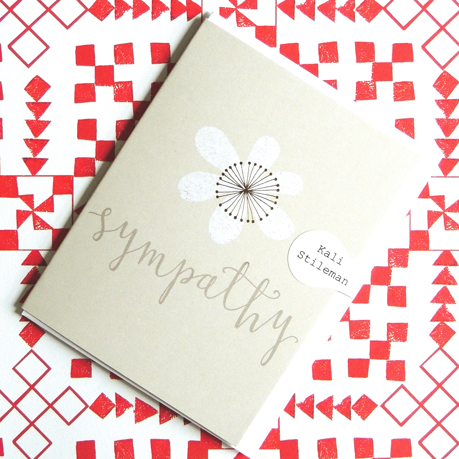 TW03 mini gold foiled sympathy card
