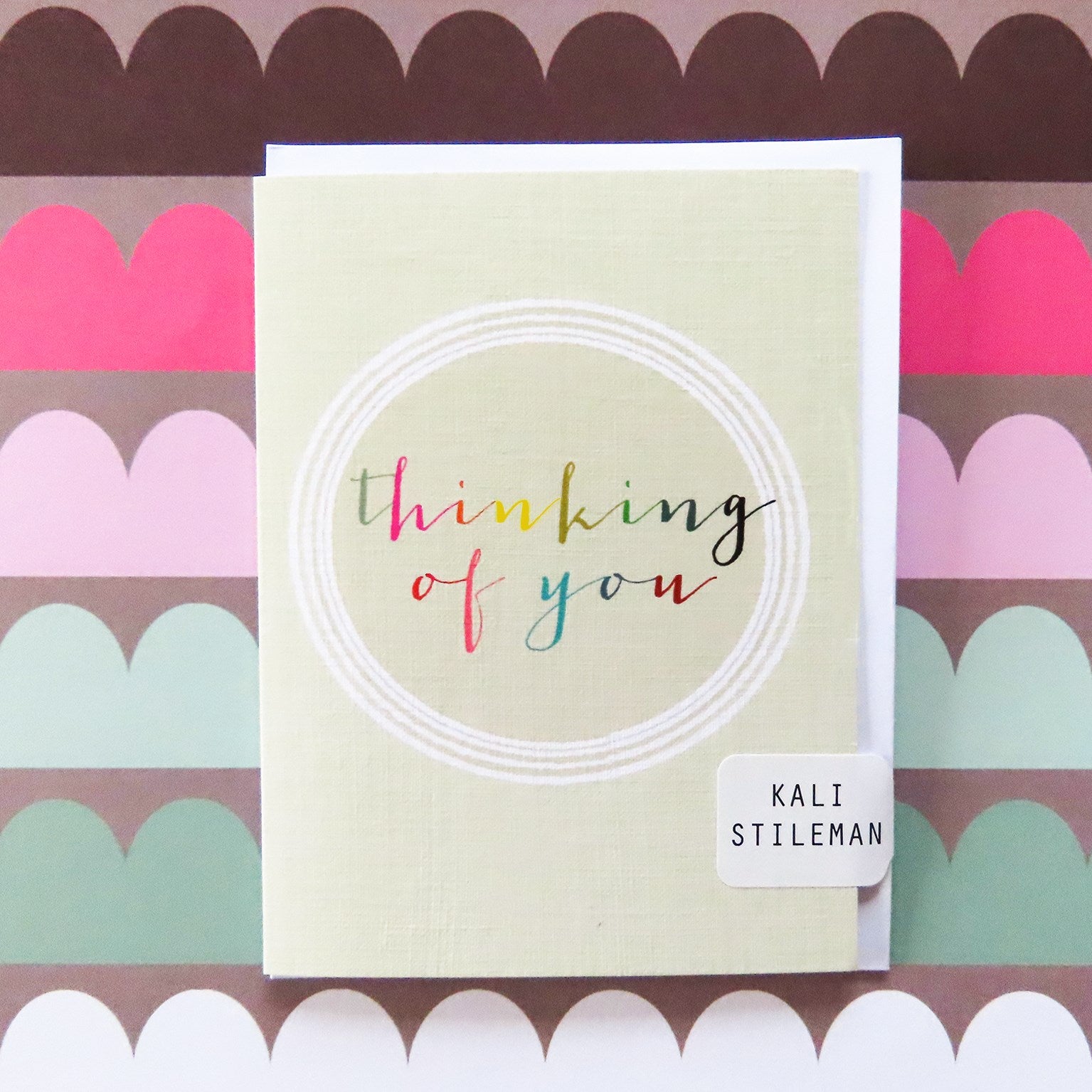 TW433 mini thinking of you card