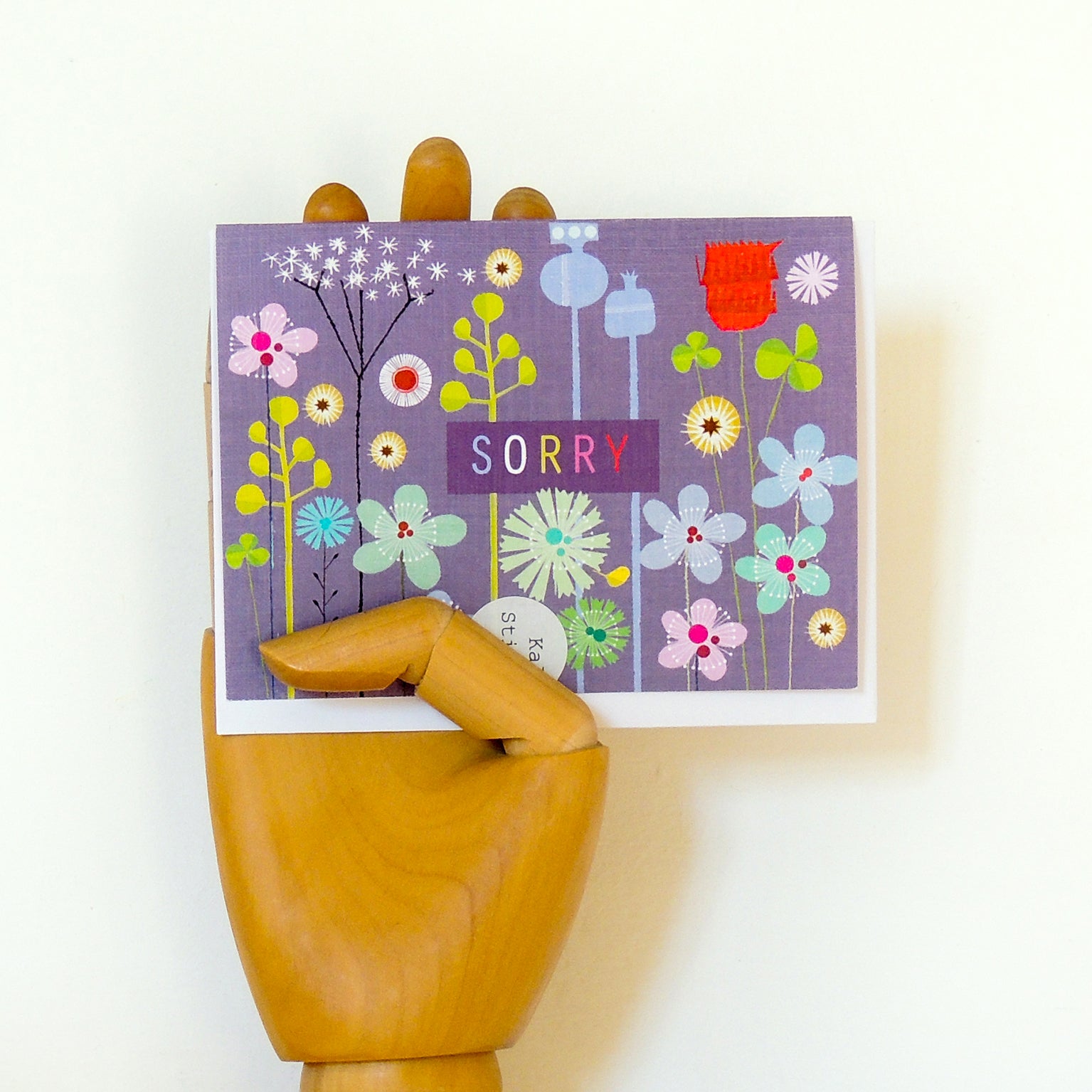 TW511 mini floral sorry card