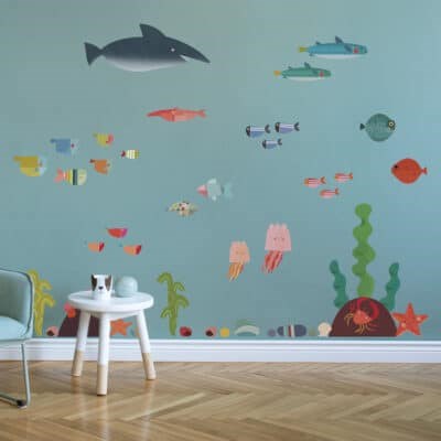 WS12 Underwater Wall Sticker Pack - large size